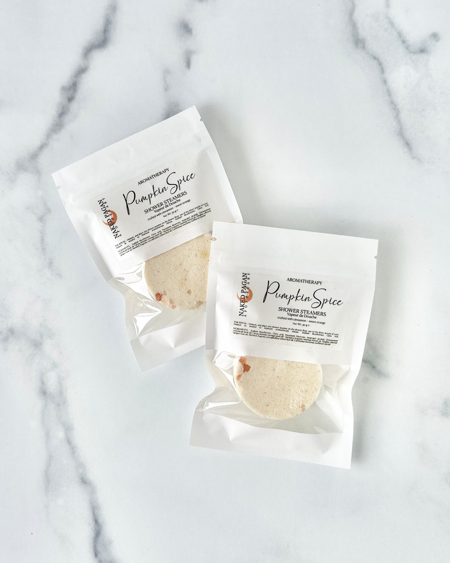 Pumpkin Spice Aromatherapy Shower Steamers