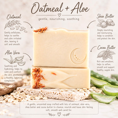 Oatmeal + Aloe Soap